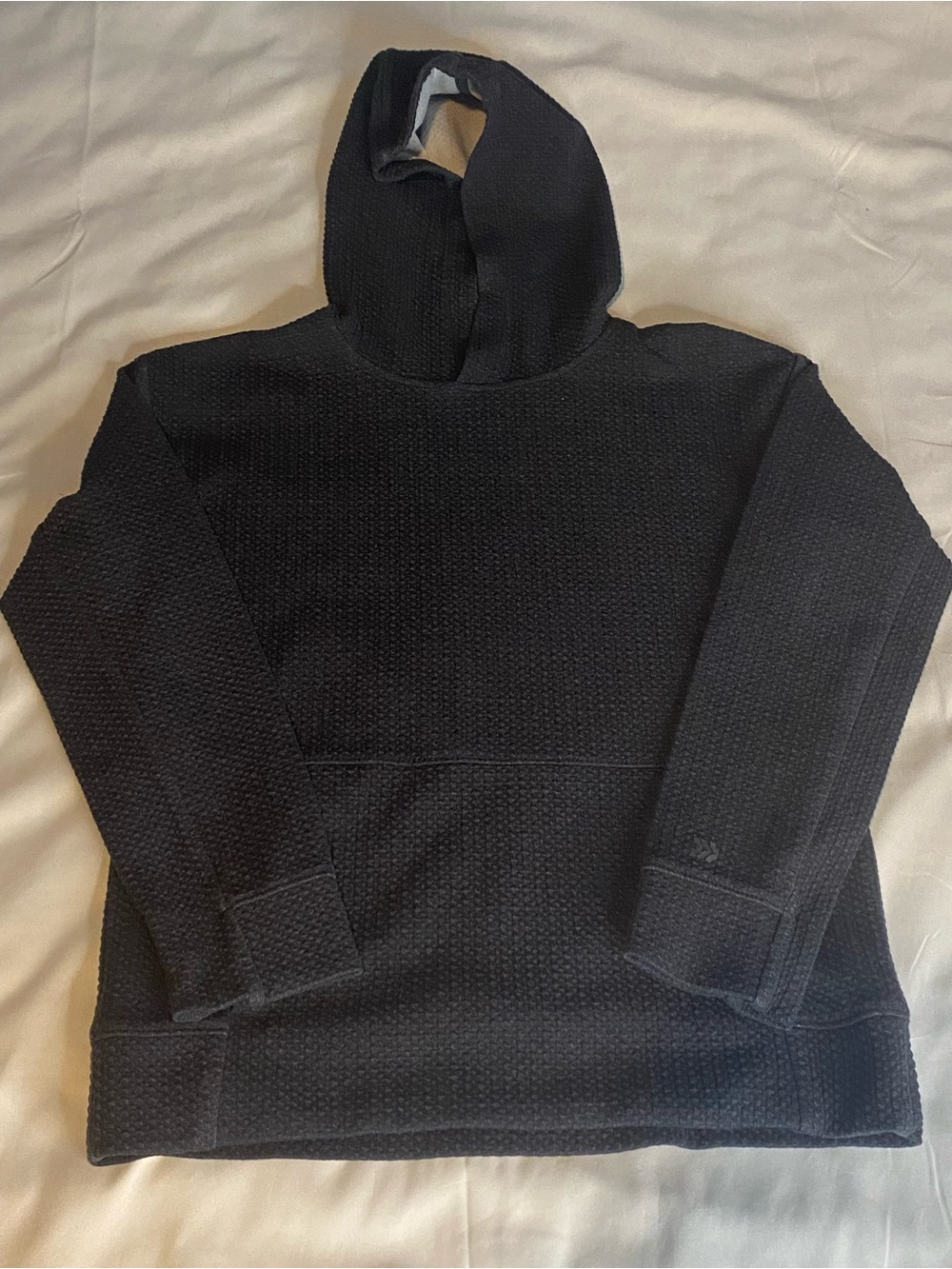 Girls Sweatshirt Size L 10-12 by All In Motion Black /Grey Color Knit Pullover